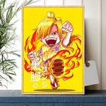 tableau toile one piece sanji tiny wano 1