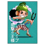 tableau toile one piece usopp tiny wano 3