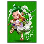 tableau toile one piece roronoa zoro tiny wano 2