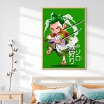 tableau toile one piece roronoa zoro tiny wano 3