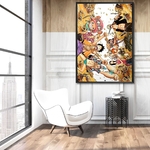 tableau toile one piece mugiwara treasure 2