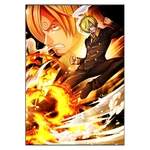 tableau toile one piece vinsmoke sanji 3