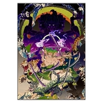 tableau toile one piece zoro ashura 3