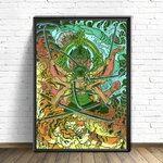 tableau toile one piece roronoa zoro bouddha 1