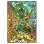 tableau toile one piece roronoa zoro bouddha 3