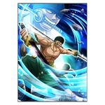tableau toile one piece roronoa zoro calibre 3