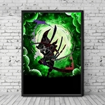 tableau toile one piece roronoa zoro cloud 1