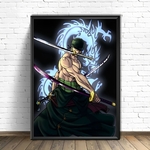 tableau toile one piece roronoa zoro dragon 1