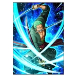tableau toile one piece roronoa zoro slash 3
