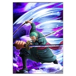 tableau toile one piece roronoa zoro tornado 3