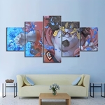 tableau toile one piece 5 parties jinbe 2