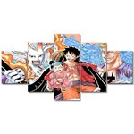 tableau one piece luffy yamato marco 3