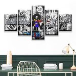 tableau toile one piece 5 parties manga brook 1