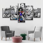 tableau toile one piece 5 parties manga brook 2