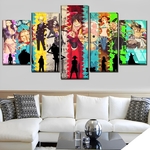 tableau toile one piece 5 parties mugiwara ombres 1