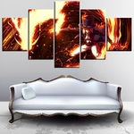 tableau toile one piece 5 parties sabo fruit demon 1