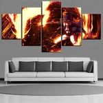 tableau toile one piece 5 parties sabo fruit demon 2