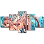 tableau toile one piece 5 parties princesse sirene shirahoshi 3