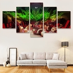 tableau toile one piece 5 parties brook soulking 1