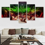tableau toile one piece 5 parties brook soulking 2