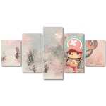 tableau toile one piece 5 parties tony chopper 3