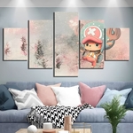 tableau toile one piece 5 parties tony chopper 1