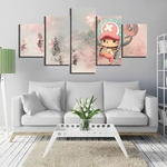tableau toile one piece 5 parties tony chopper 2