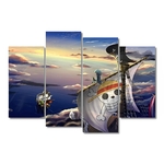 tableau toile one piece 4 parties vogue merry 3