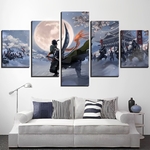 tableau toile one piece 5 parties roronoa zoro japon 2