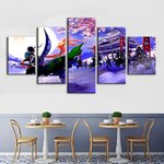 tableau toile one piece 5 parties roronoa zoro japon 2