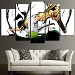 tableau toile one piece 5 parties roronoa zoro santoryu 2