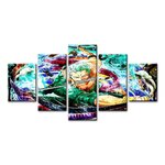 tableau toile one piece 5 parties roronoa zoro shuusui 3