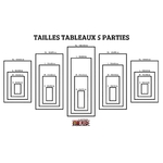 tailles toiles tableaux boutique one piece 5 parties