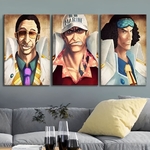 tableau toile one piece 3 parties amiraux marine 2