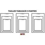 tailles toiles tableaux la boutique one piece canvas 3 parties