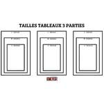 tailles toiles tableaux la boutique one piece canvas 3 parties