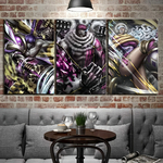 tableau toile one piece 3 parties sweet commanders big mom 1
