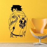 stickers mural one piece law