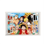 stickers mural fenetre one piece 1