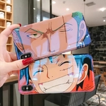 coque iphone one piece blue reflec luffy zoro 1