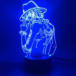lampe 3d one piece portgas ace bleu