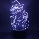 lampe 3d one piece portgas ace violet