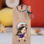 porte cles one piece mugi nico robin