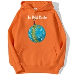 sweatshirt hoodie one piece petit pirate orange