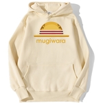 sweatshirt hoodie one piece mugiwara strawhat beige