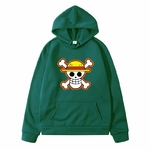 sweatshirt hoodie one piece logo vert