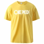 t shirt one piece jaune