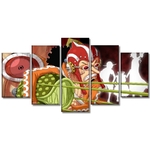 tableau toile one piece 5 parties usopp dressrosa 3