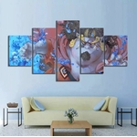 tableau toile one piece 5 parties jinbe 2