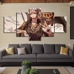 tableau toile one piece 5 parties traflagar law 2